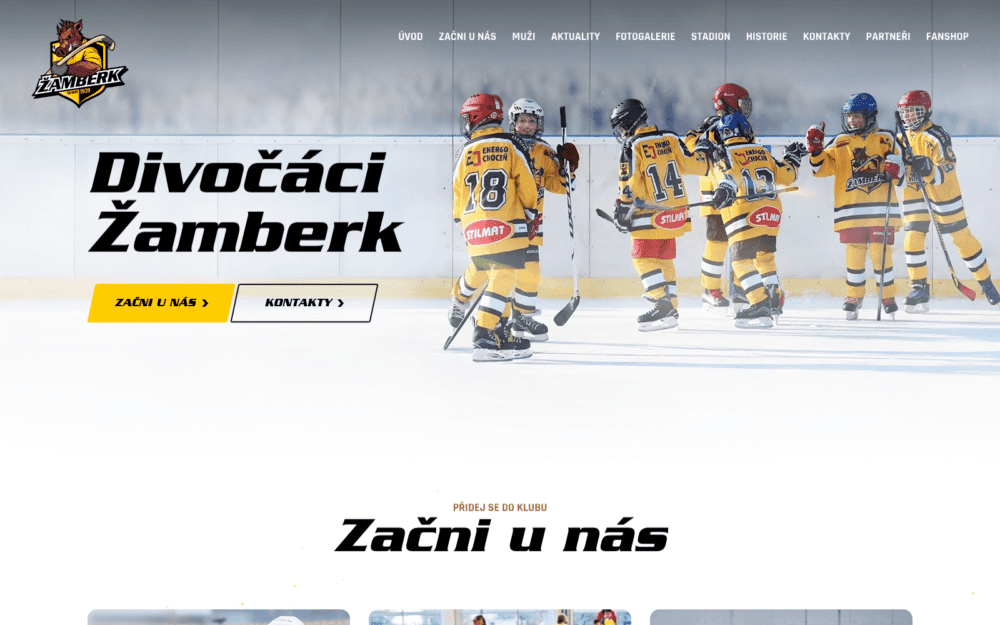 Homepage screenshot